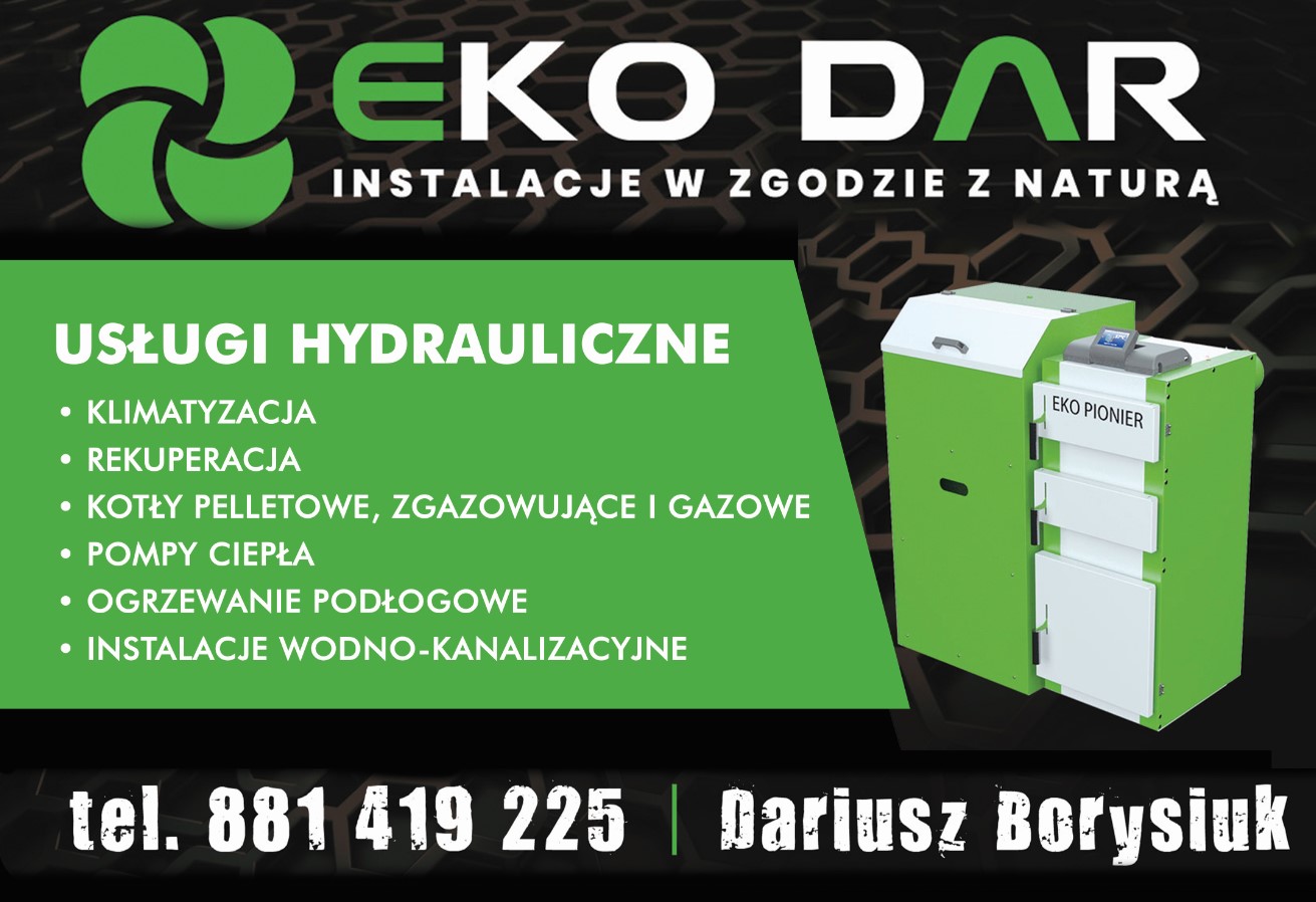 EKO DAR DARIUSZ BORYSIUK - Kotły pelletowe SIEMIATYCZE Kotły pelletowe SIEMIATYCZE
